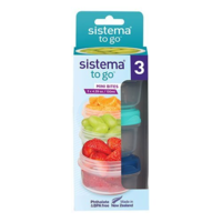 Sistema Mini bites to go, 3x130ml.