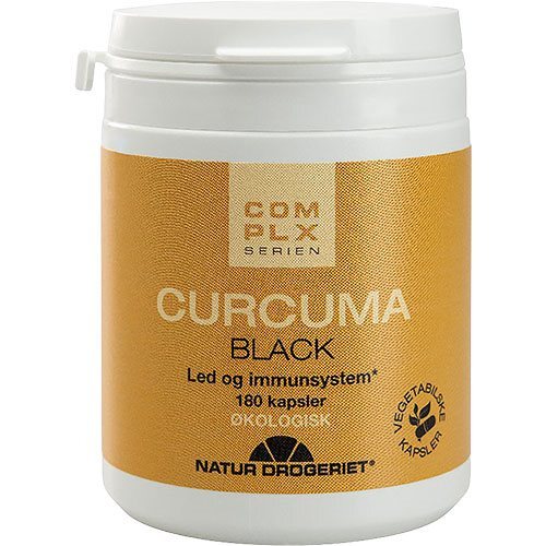 Curcuma Black Ø m. gurkemeje og sort peber, 180 kap / 108 g