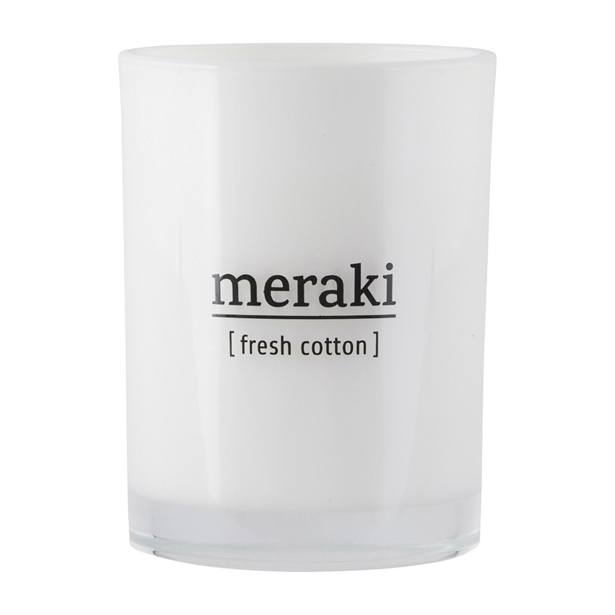 Meraki Duftlys, Fresh Cotton, dia.: 8 cm, h.: 10,5 cm