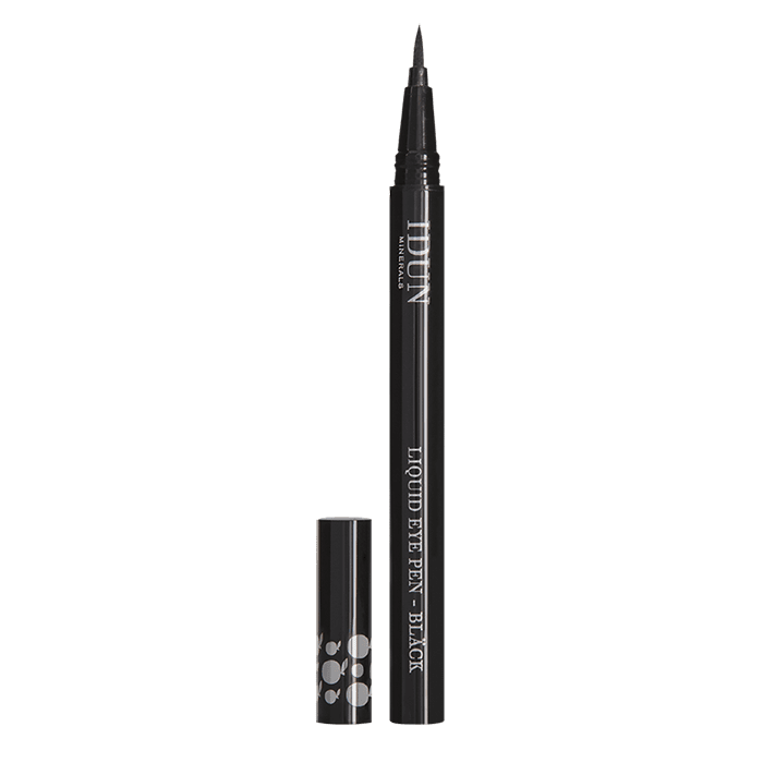 IDUN Minerals Bläck Flydende eyeliner, 0,6ml.