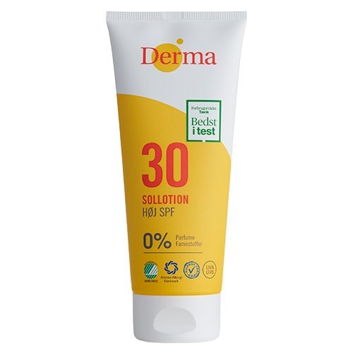 Derma sollotion spf 30, 200ml.