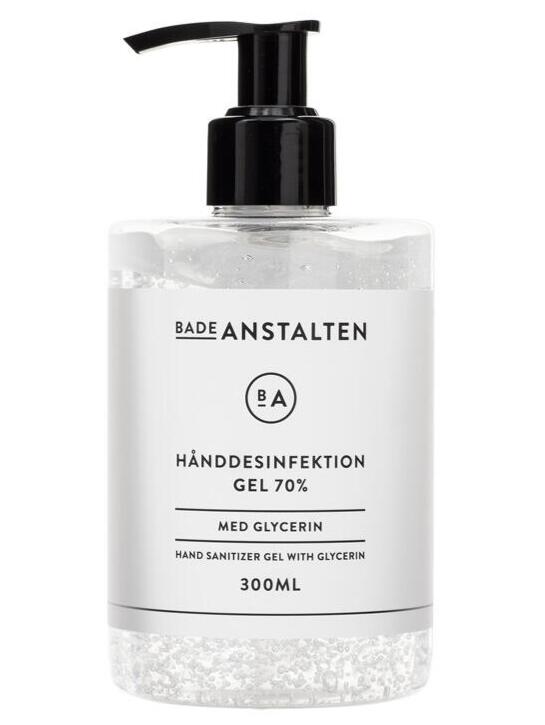 Badeanstalten Hånddesinfektion Gel 70%, 300ml.