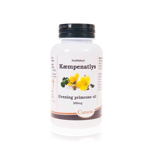 Camette Kæmpenatlysolie Evening Primrose oil, 180kap