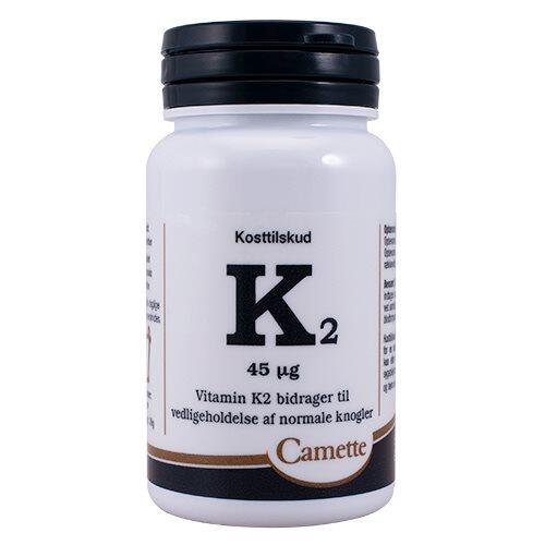 Camette K2 Vitamin 45 mcg. 180tab