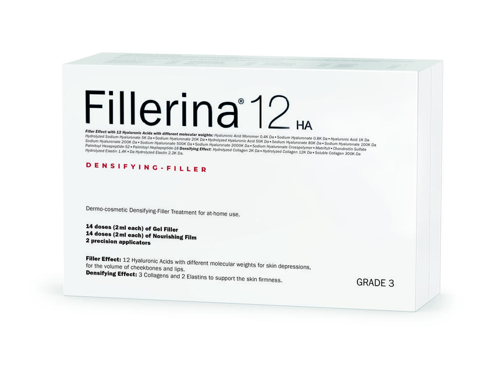 Fillerina 12HA Dermo-Kosmetisk Filler-Kur Grad 3, 2x30ml.