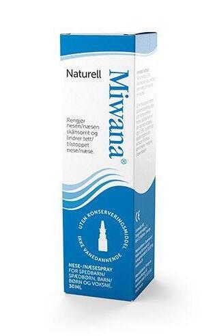 Miwana Næsespray Naturel, 30 ml.