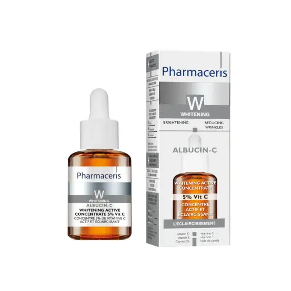 Pharmaceris W Albucin C Aktiv lysnende koncentrat - 5 % Vitamin C, 30ml