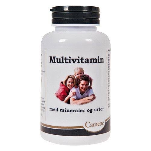 Camette Multivitamin med Mineraler, 120tab