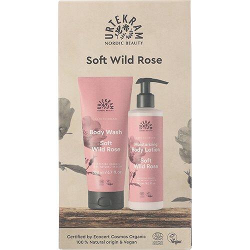 Urtekram Gaveæske Soft Wild Rose Body Lotion & Body Wash