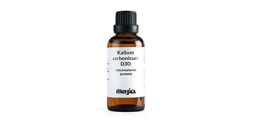 Allergica Kalium carb. D30, 50ml.