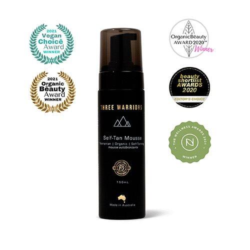 Three Warriors Self-Tan Mousse, 150ml