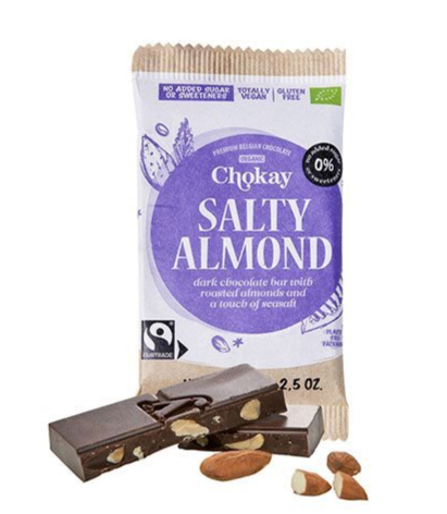 Chokay Bar Salty Almond Ø, 70g