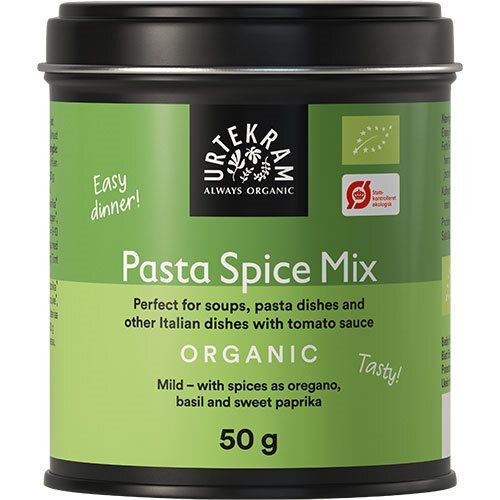 Se Pasta Spice Mix Ø, 50g hos Ren-velvaereshop.dk