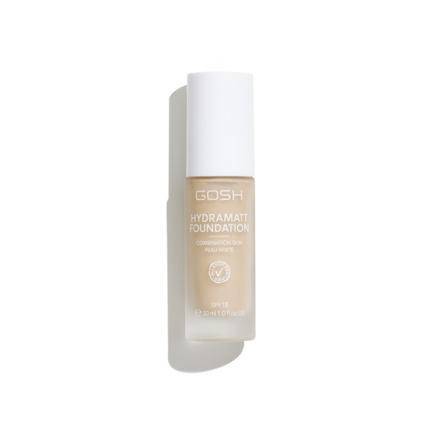 Billede af GOSH Hydramatt Foundation Very Light - Yellow/Cold Undertone, 30ml hos Ren-velvaereshop.dk