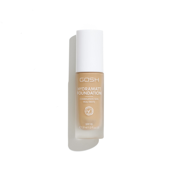 GOSH Hydramatt Foundation Medium - Yellow/Cold Undertone, 30ml