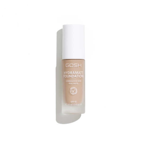 GOSH Hydramatt Foundation Light Dark - Neutral Undertone, 30ml