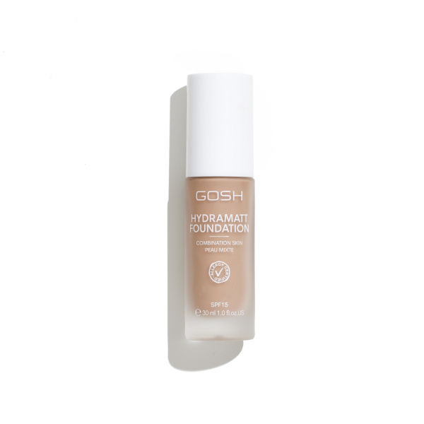 GOSH Hydramatt Foundation Medium Dark - Neutral Undertone, 30ml