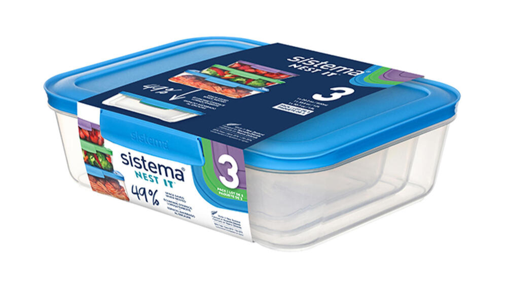 Sistema Nest It 3 pack (1x600ml, 1x1L, 1x1,5L.)