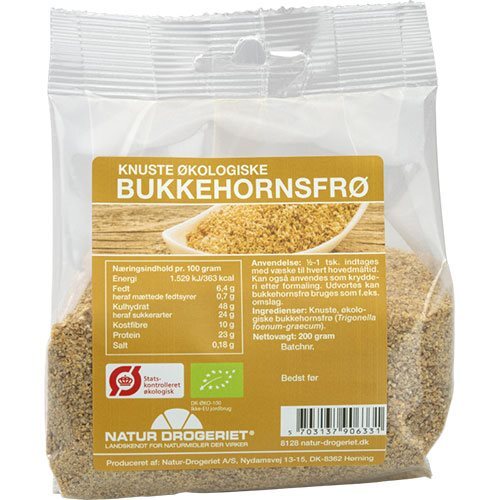 Natur-Drogeriet Bukkehornsfrø knust Ø, 200g