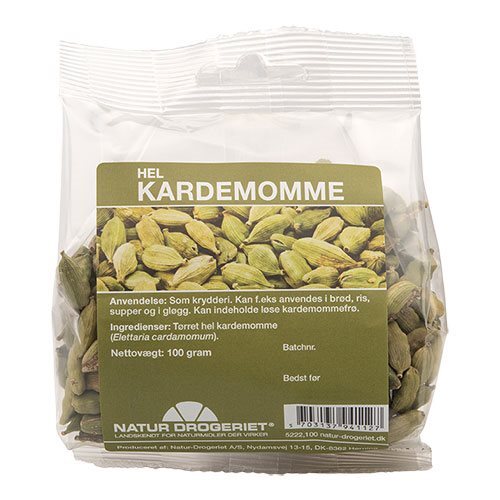 Natur-Drogeriet Kardemomme hel grøn, 100g