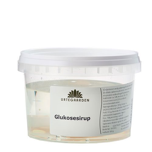 Urtegaarden Glukosesirup, 500g.