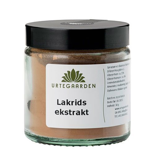 Urtegaarden Lakridsekstrakt, 30g.