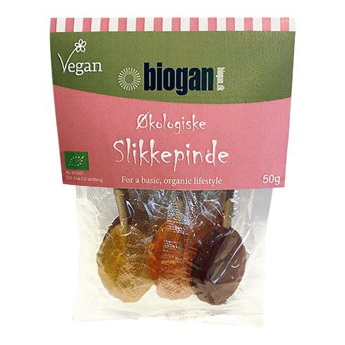 Biogan Slikkepinde Ø, 50g