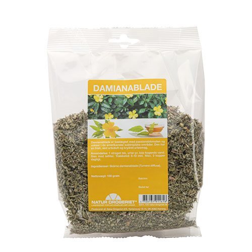 Natur-Drogeriet Damianablade, 100g.