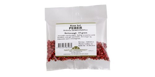 Natur-Drogeriet Peber rosa hel, 10g.