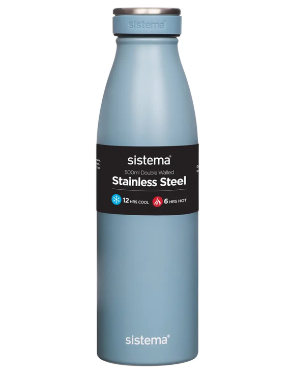 Sistema Drikkedunk m/termo steel, Coast Blue, 500ml.