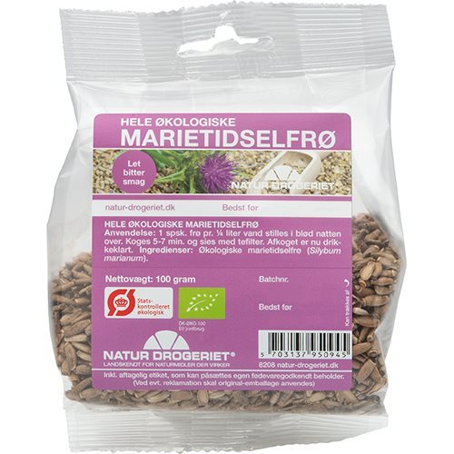 Natur-Drogeriet Marietidsel hel Ø, 100g.