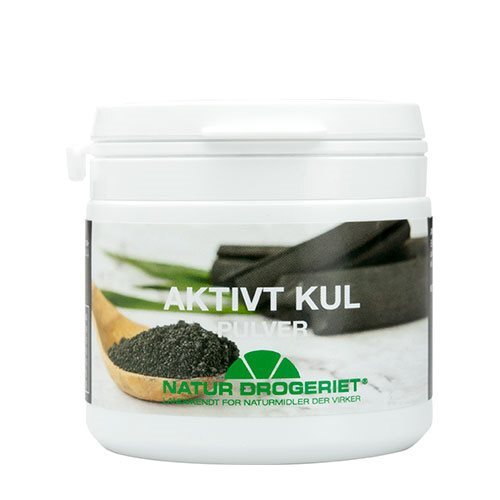 Natur-Drogeriet Aktivt kul pulver, 80g.