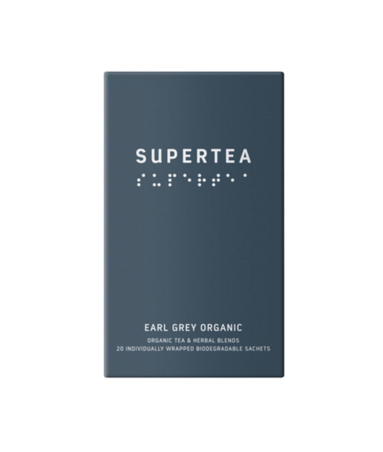 Supertea Earl Grey Øko Tebreve, 20stk.