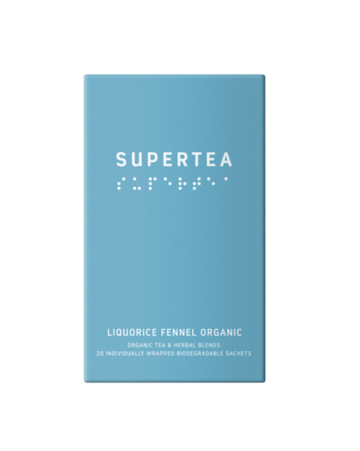 Supertea Liquorice Fennel Øko Tebreve, 20stk.