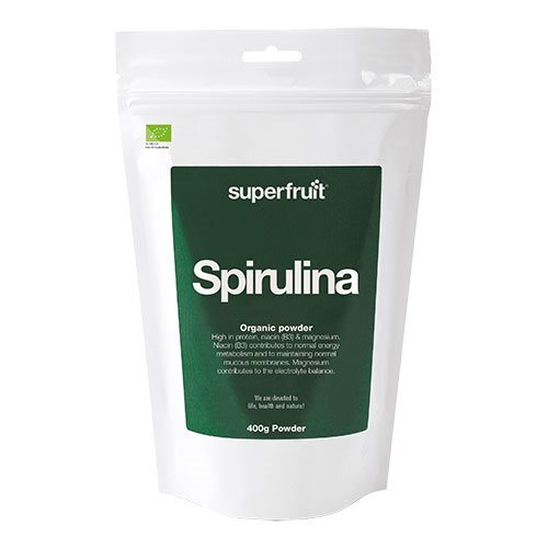 Superfruit Spirulina Powder Ø, 400g.