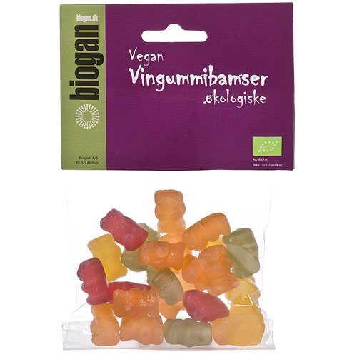 Biogan Vingummibamser gelantinefri Ø, 75g.