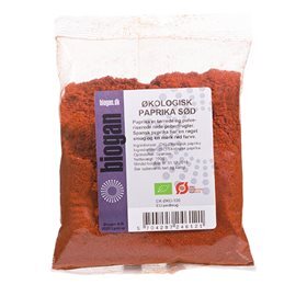 Biogan Paprika sød Ø, 100g.