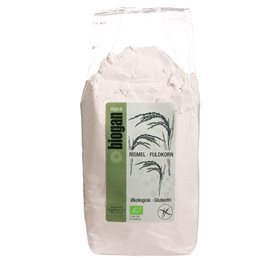 Biogan Rismel fuldkorn Ø glutenfri, 1kg.