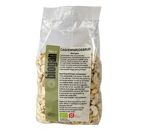 Biogan Cashewnødder i brud Ø, 500g.