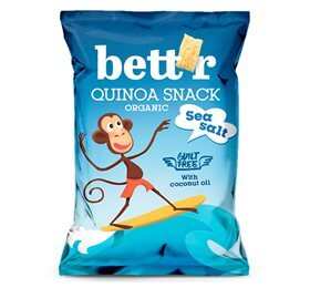 Bett ´r Quinoasnack havsalt Ø, 40g.