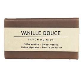 Midi sæbe Sød Vanilje med sheasmør Vegan Vanille Douce, 100g.