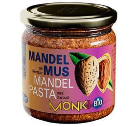 Monki Mandelsmør brun Ø Monki, 330g.