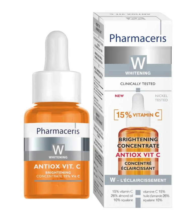 Pharmaceris W Brightening Concentrate med 15% Vitamin C, 30ml.