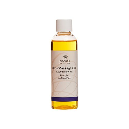 Fischer Pure Nature Massageolie Appelsinblomst øko, 100ml