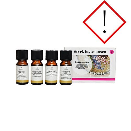 Fischer Pure Nature Styrk lugtesansen kit 2, 4 x10 ml æteriske olier