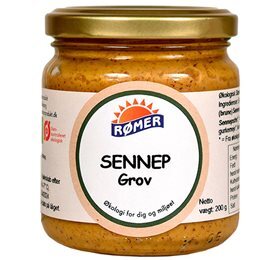 Rømer Sennep Grov Ø, 200g.