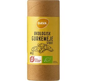 DAVA øko gurkemeje, stødt Ø, 40g.