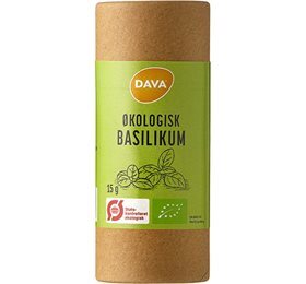 DAVA øko basilikum Ø, 15g.